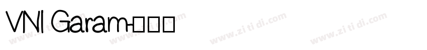 VNI Garam字体转换